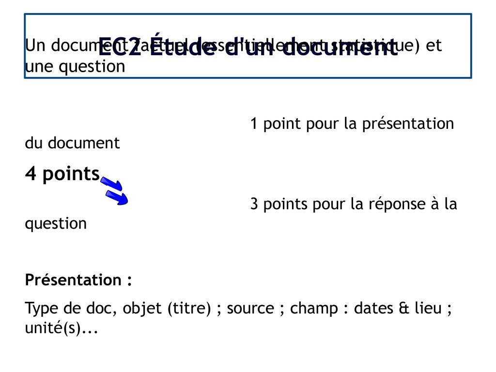 EC2 Étude d un document 4 points