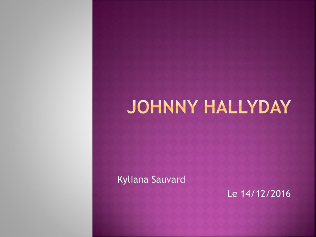 Johnny Hallyday Kyliana Sauvard Le 14/12/2016
