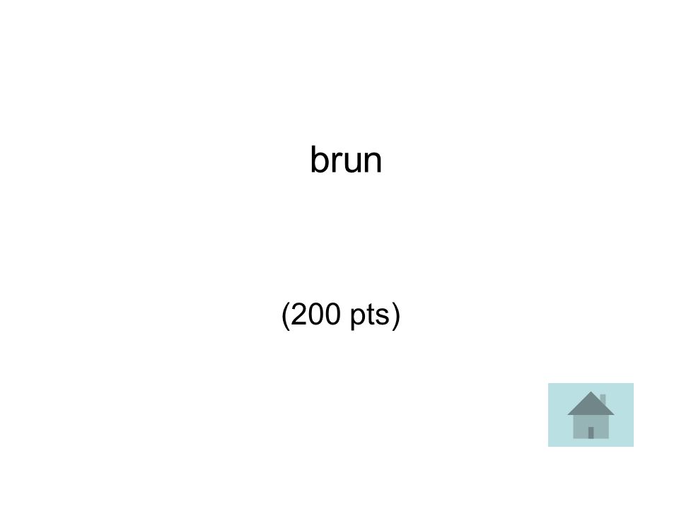 brun (200 pts)