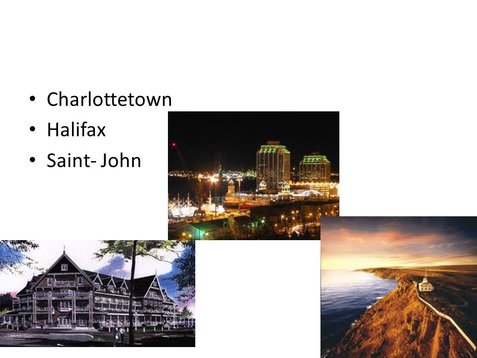Charlottetown Halifax Saint- John