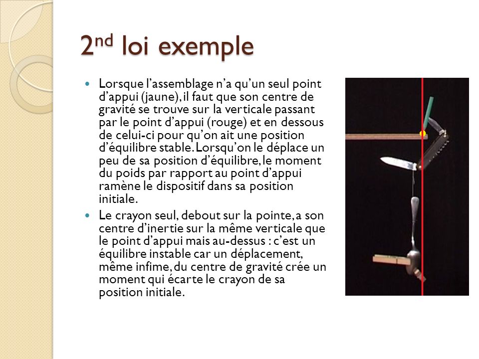 2nd loi exemple