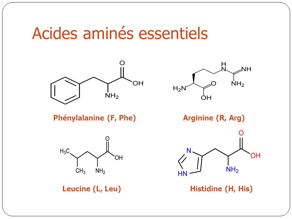Acides aminés essentiels