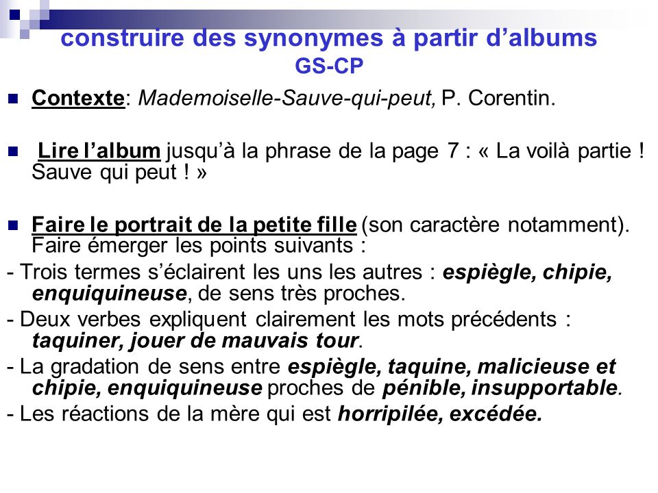 Des Pistes Pour Enseigner Le Vocabulaire Au Cycle 2 Lorsque Les Mots Precis Manquent Aux Eleves C Est Le Sens Qu Ils Tentent De Donner Au Monde Qui Ppt Video Online Telecharger