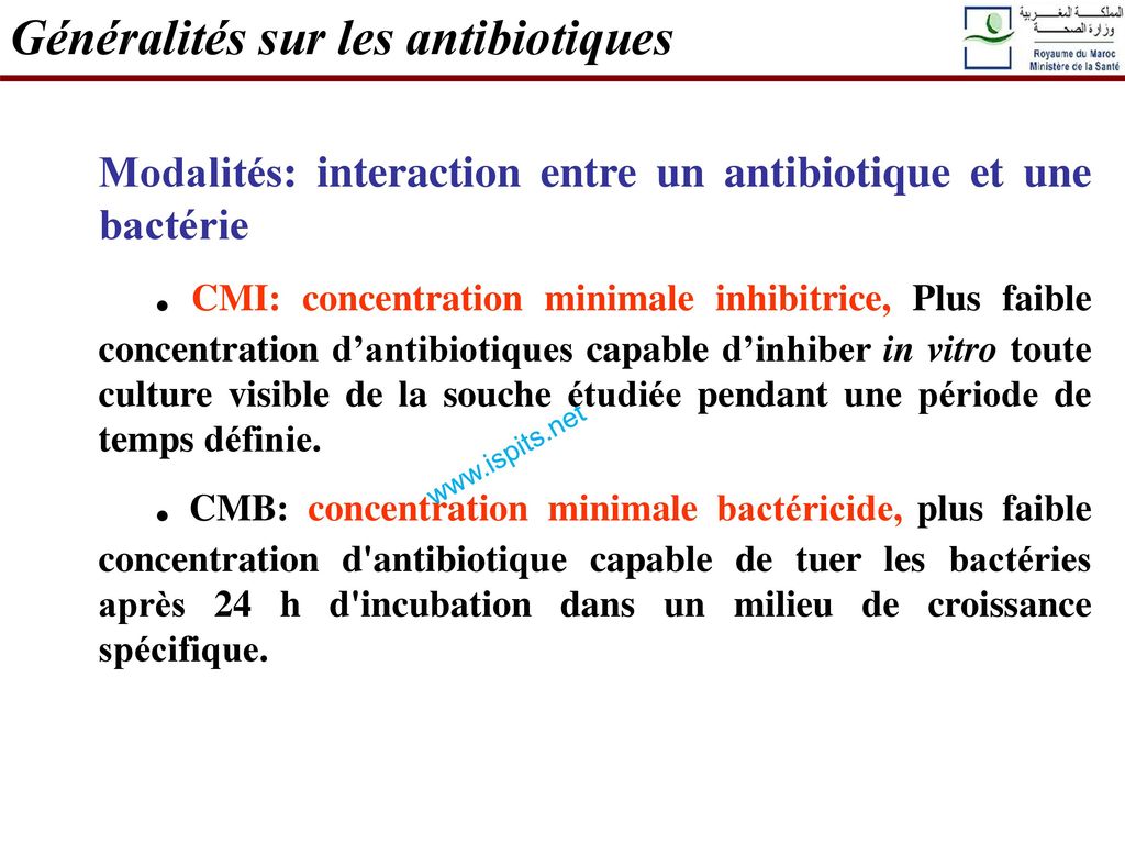 Généralités sur les antibiotiques