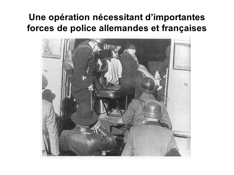 Une opération nécessitant d’importantes forces de police allemandes et françaises