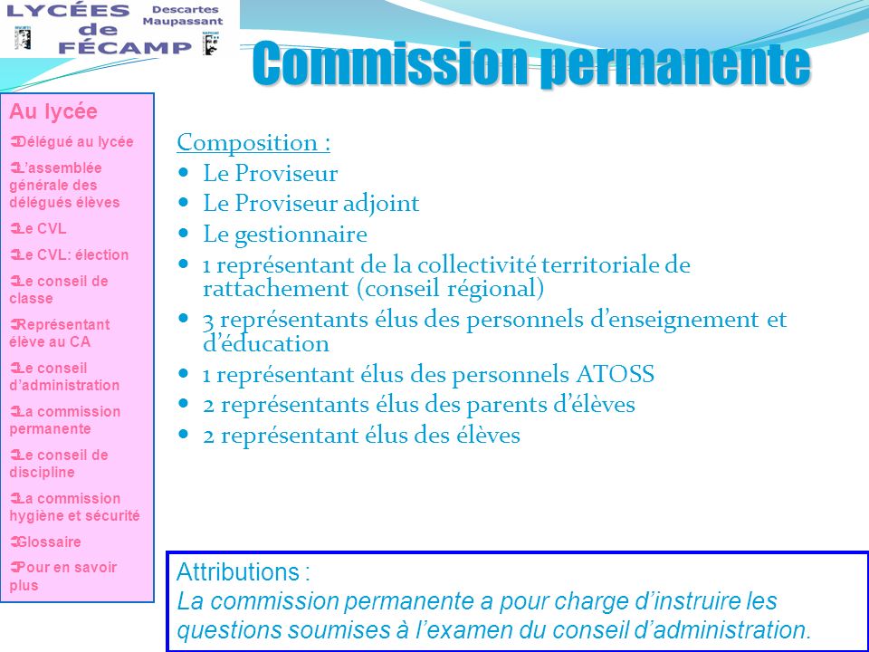 Commission permanente