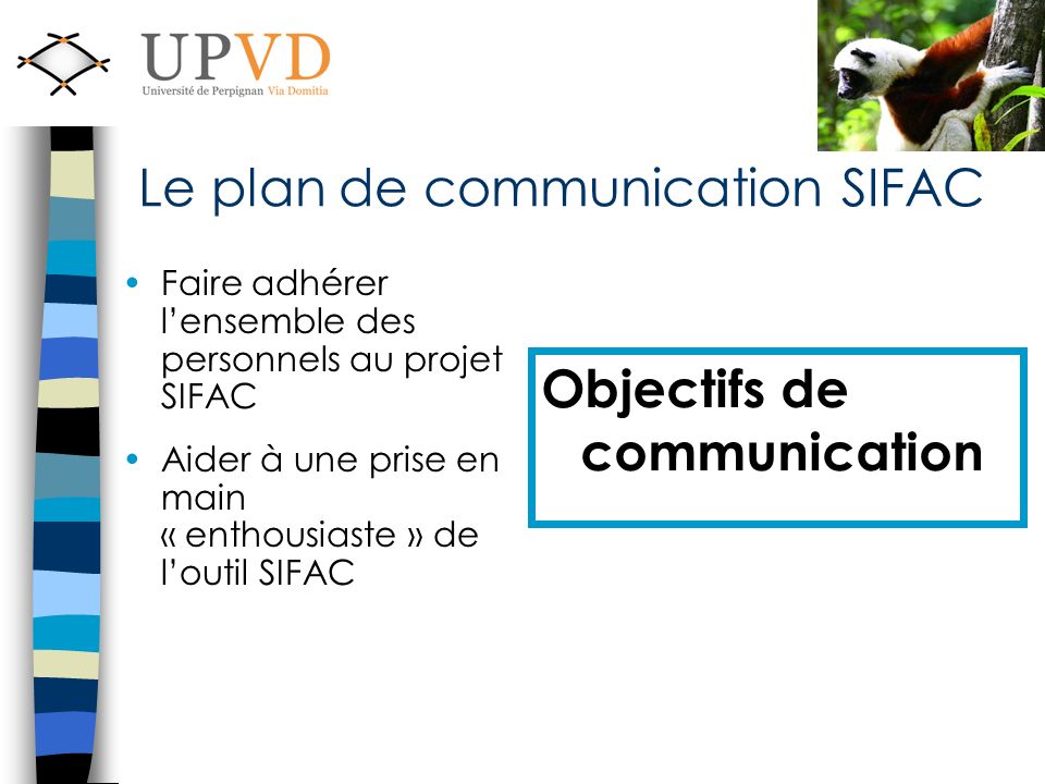 Le plan de communication SIFAC
