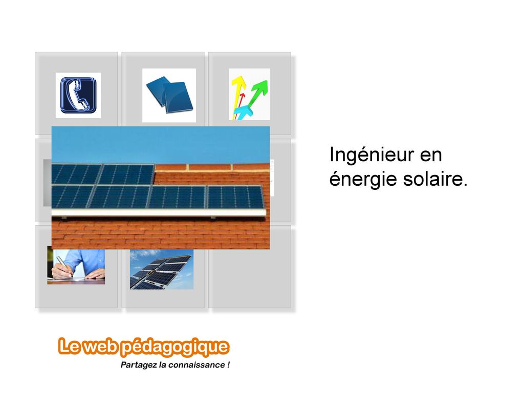 Ingénieur en énergie solaire.