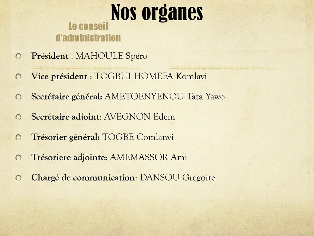 Collectif Des Associations Contre Limpunité Au Togo Ppt Télécharger