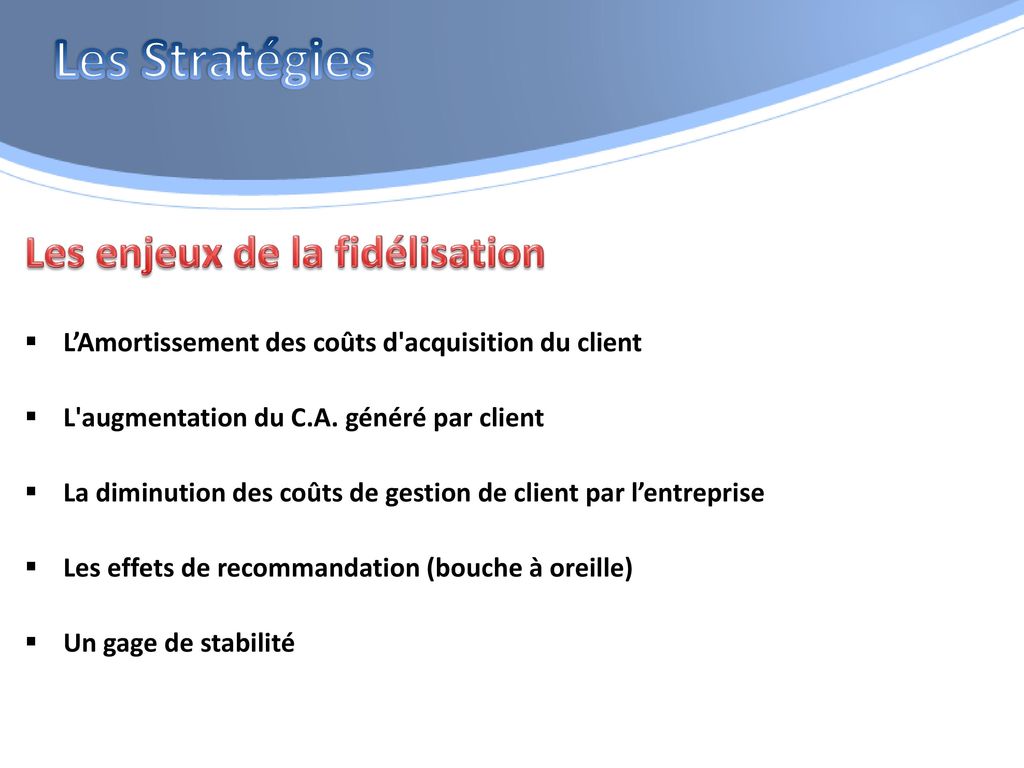 Les Techniques De Fidélisation - Ppt Télécharger