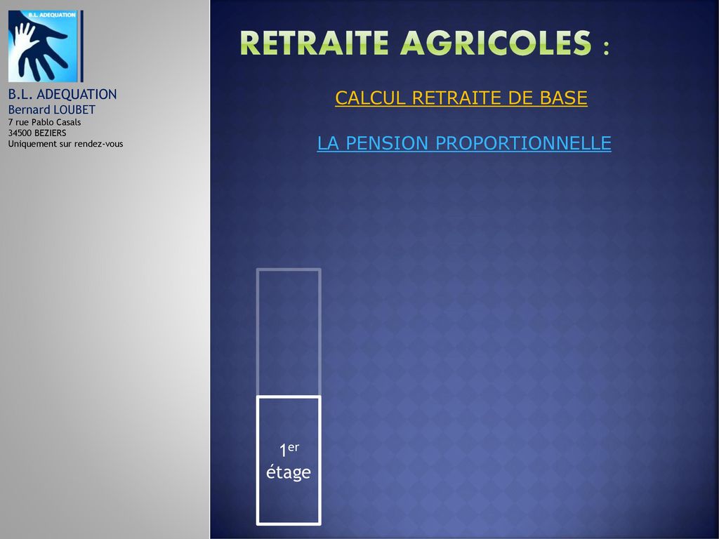 RETRAITE AGRICOLES : CALCUL RETRAITE DE BASE