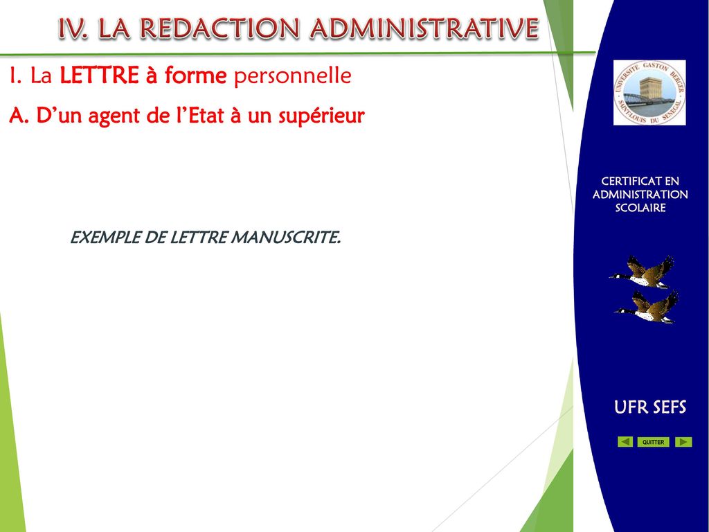 Certificat En Administration Scolaire La Redaction Administrative Ppt Telecharger