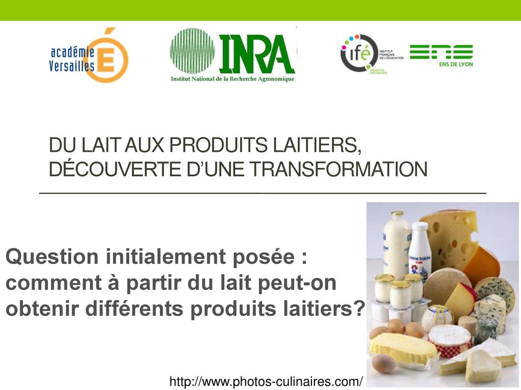 Transformation alimentaire > transformation des produits laitiers