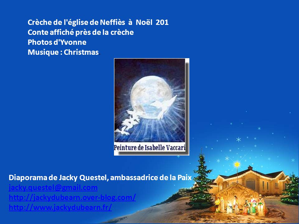 Crèche de l église de Neffiès à Noël 201