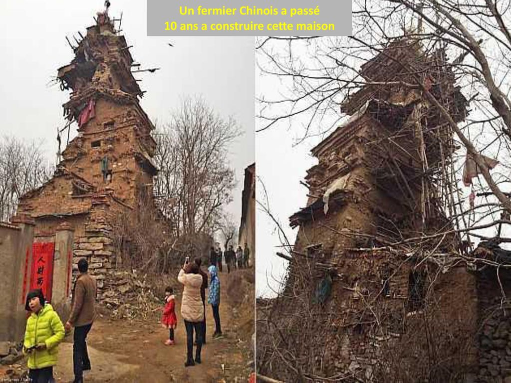 Un fermier Chinois a passé 10 ans a construire cette maison
