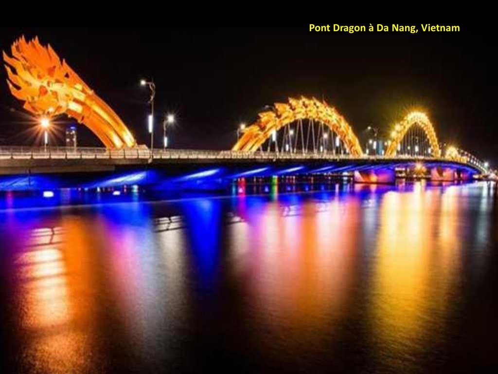 Pont Dragon à Da Nang, Vietnam