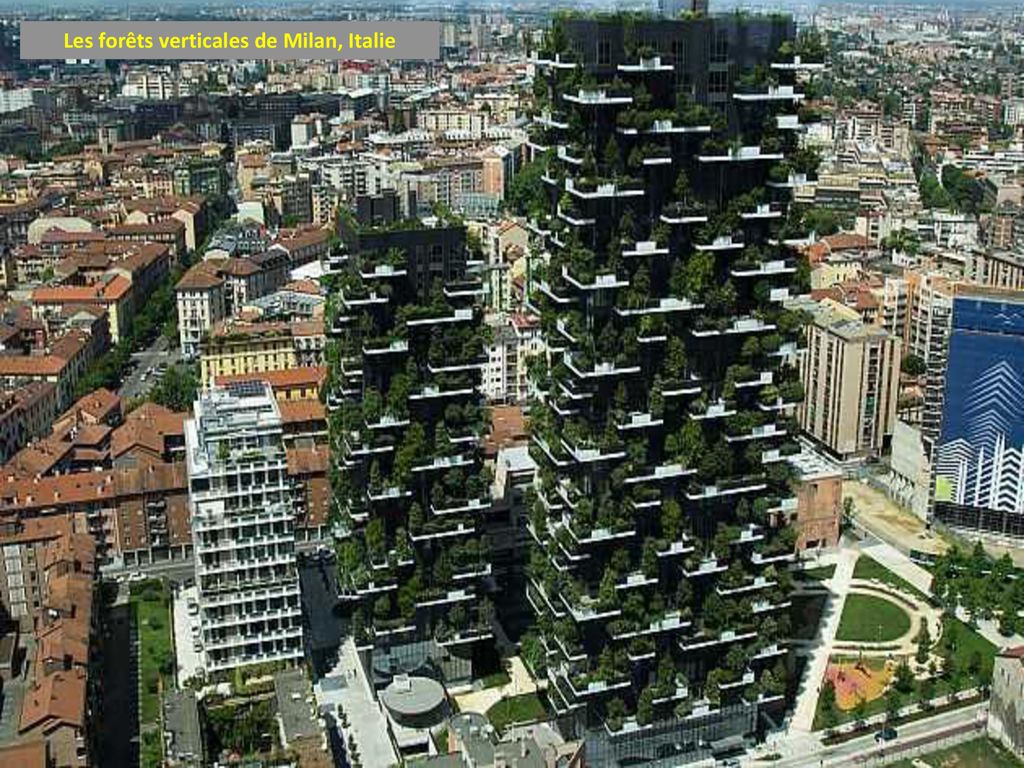 Les forêts verticales de Milan, Italie