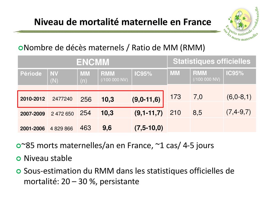 Mortalité Maternelle En France Ppt Télécharger