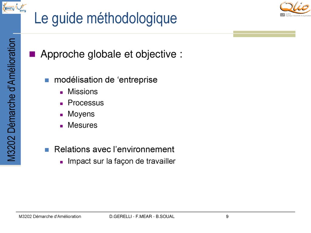 Module M3202 Démarche D’amélioration - Ppt Télécharger