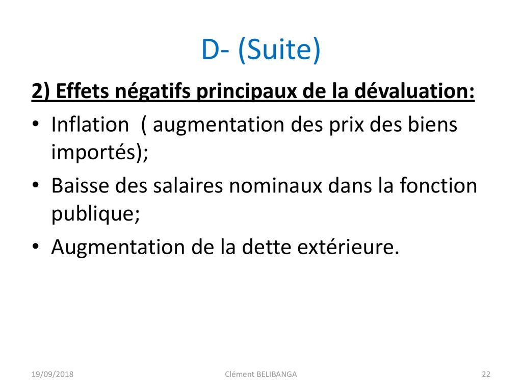 CONFERENCE SUR : « LE F.CFA : UN OBSTACLE AU DEVELOPPEMENT ECONOMIQUE ...