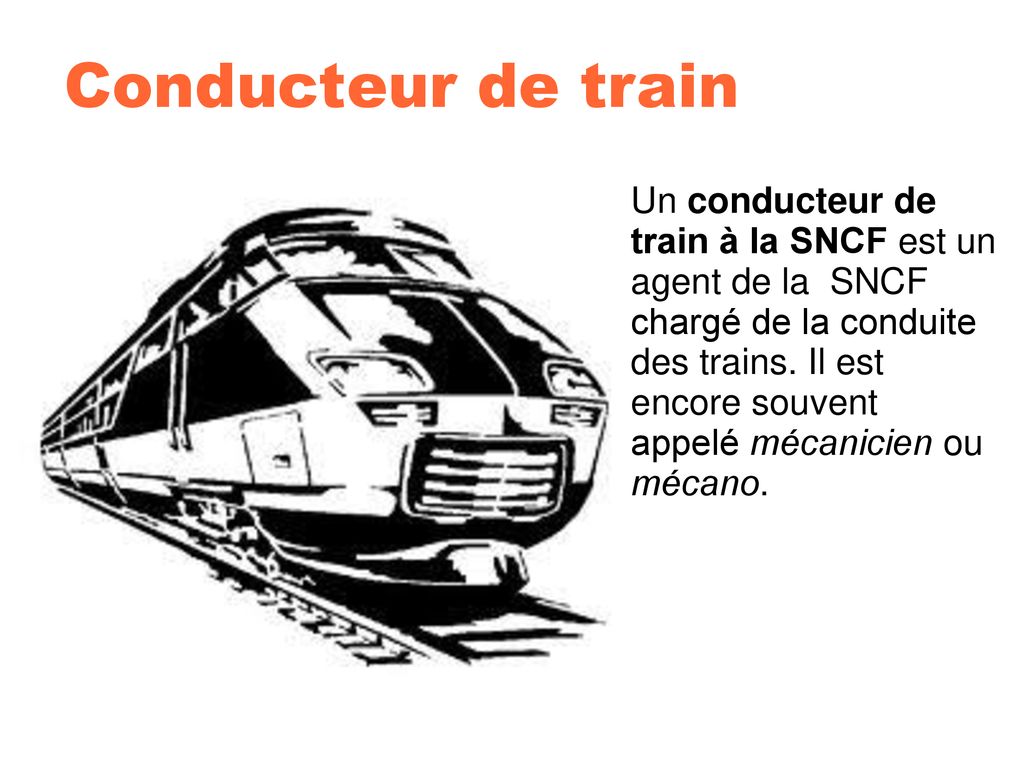 Les métiers du transport - ppt télécharger