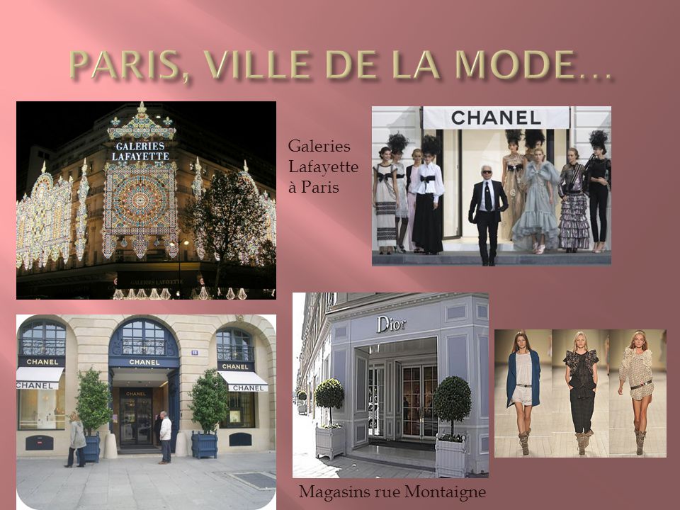 PARIS, VILLE DE LA MODE… Galeries Lafayette à Paris