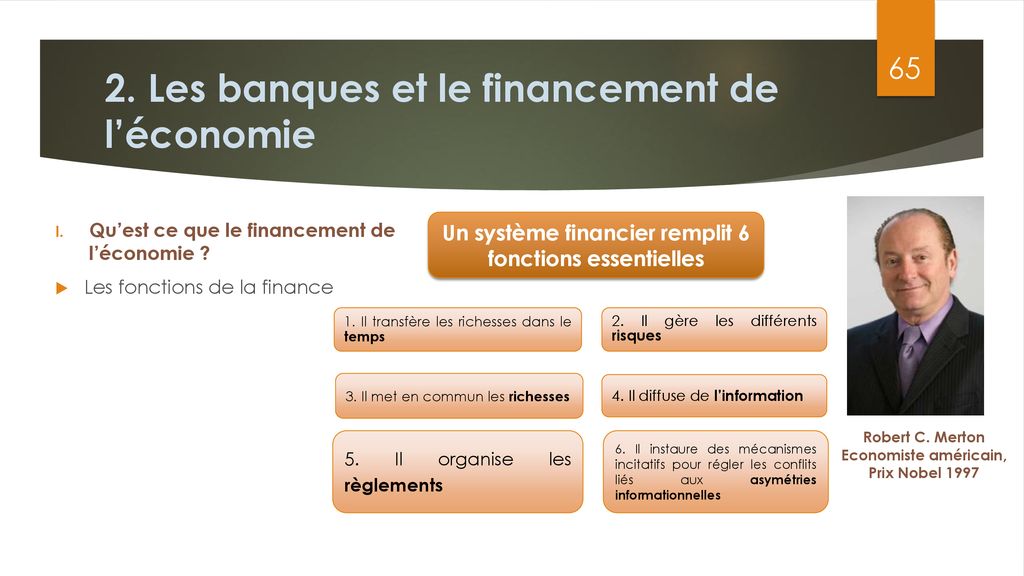 2. Les banques et le financement de l’économie