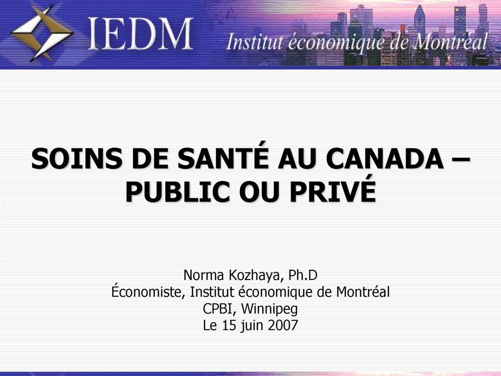 Soins De SantÉ Au Canada Public Ou PrivÉ Ppt Télécharger