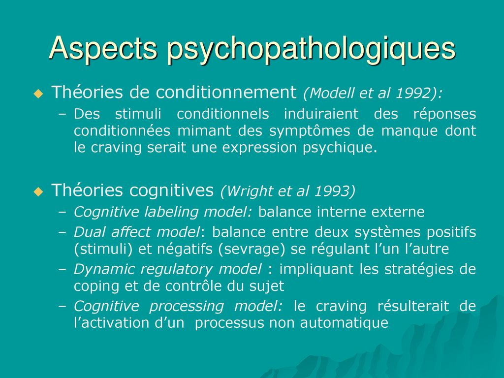 Aspects psychopathologiques