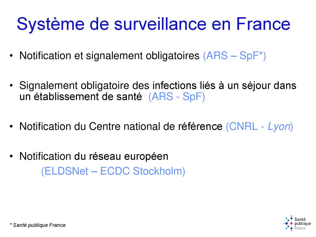 La Légionellose En France Données épidémiologiques Ppt Télécharger