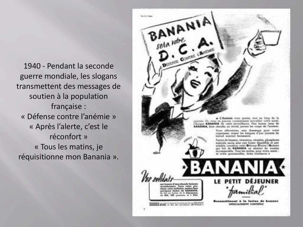 L'histoire de Banania - De 1914 à nos jours