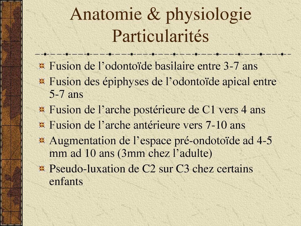 Trauma cranio-cérébral & colonne cervicale chez l’enfant - ppt télécharger