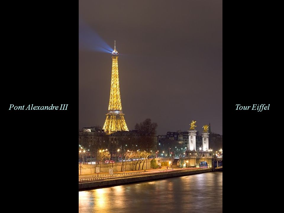 Pont Alexandre III Tour Eiffel
