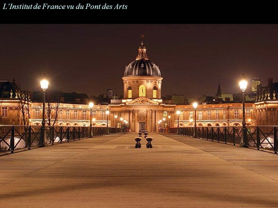 L’Institut de France vu du Pont des Arts
