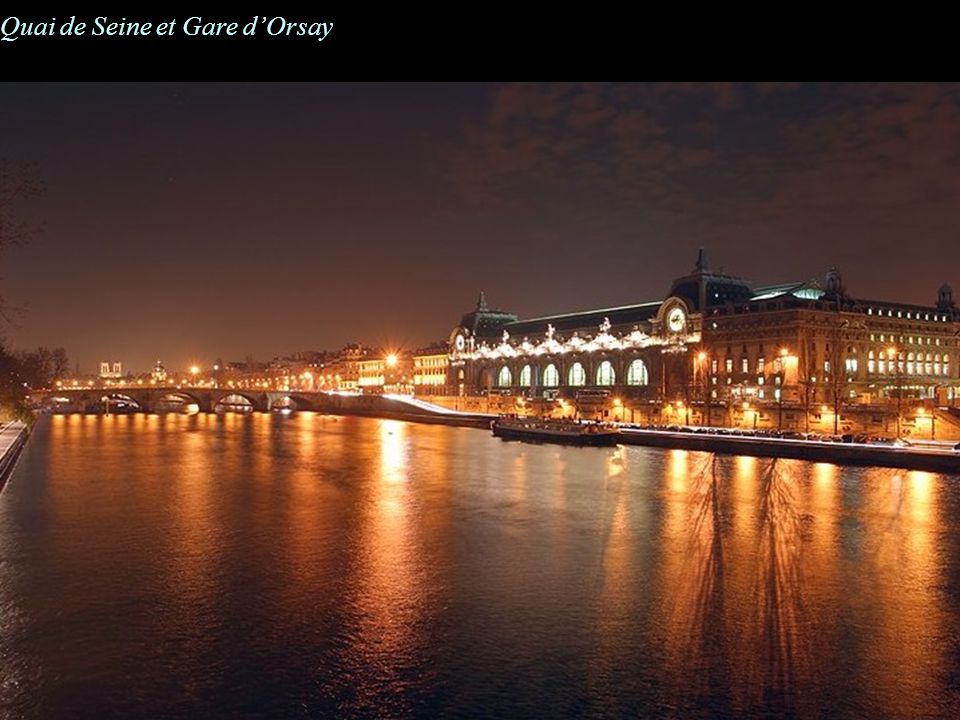 Quai de Seine et Gare d’Orsay