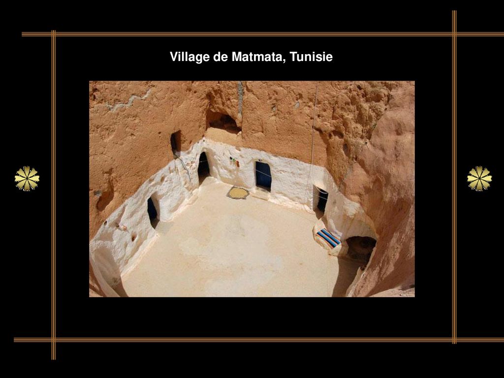 Village de Matmata, Tunisie