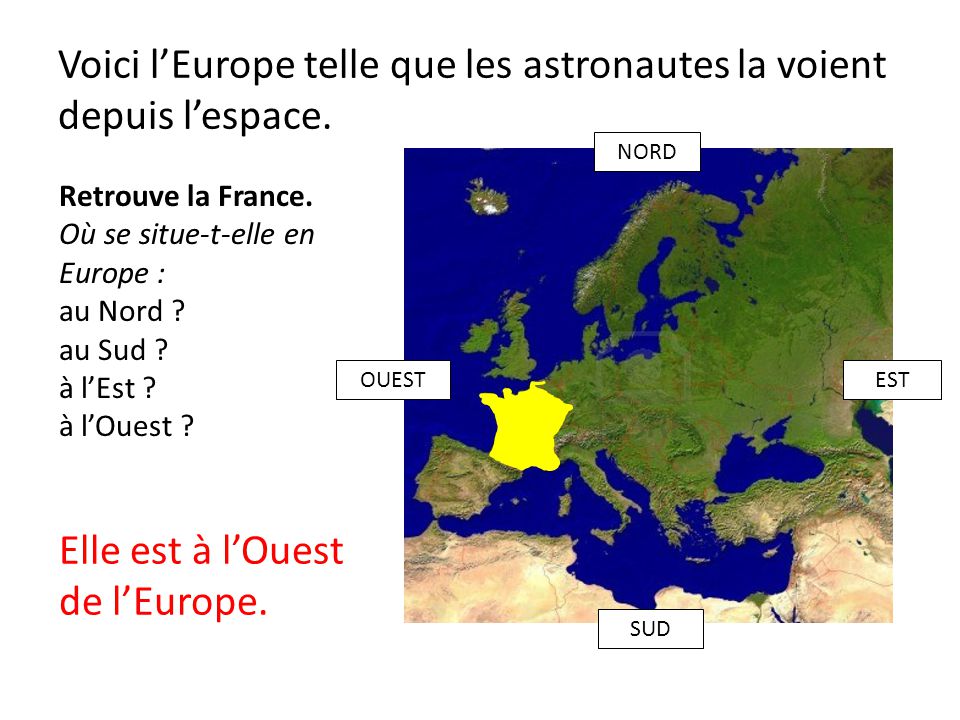 Voici l’Europe telle que les astronautes la voient depuis l’espace.