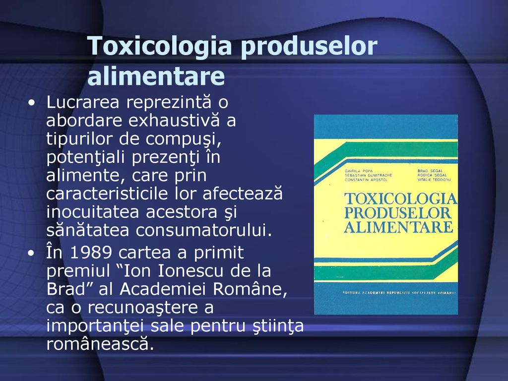 Toxicologia produselor alimentare