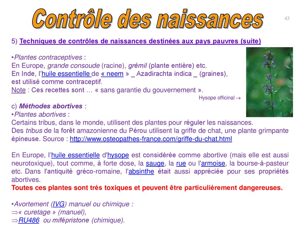 Contrôle Des Naissances Contraception& Planning Familial - Ppt Télécharger