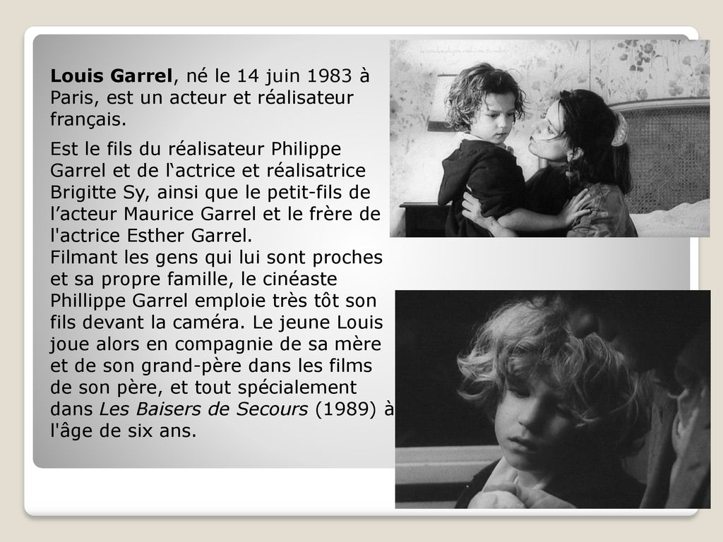 Louis Garrel et Brigitte Sy (acteur et réalisatrice)