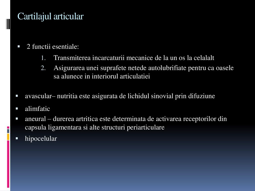 cartilajul articular)