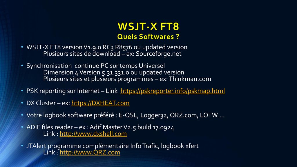 WSJT-X FT8 Work The World With Low Power !! - Ppt Télécharger