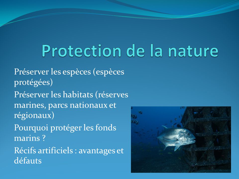 Protection de la nature