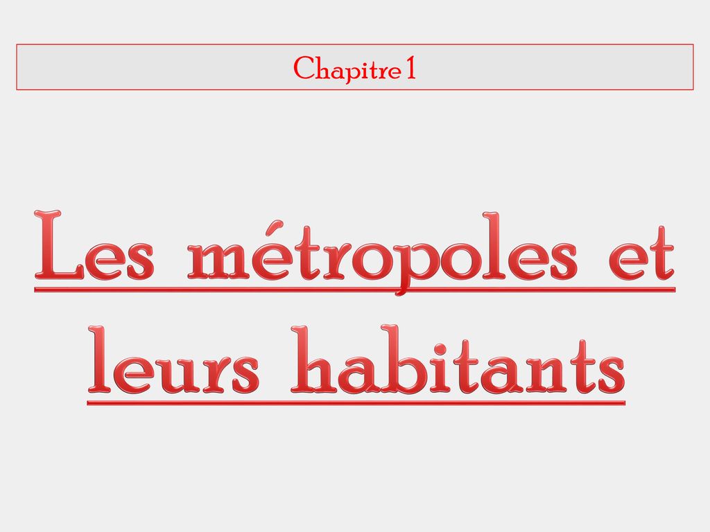 GÉographie Thème N°1 Habiter Une Métropole Ppt Télécharger 2557