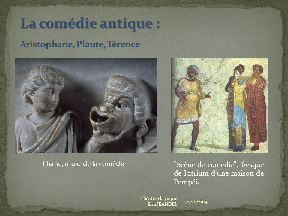 Aristophane, Plaute, Térence