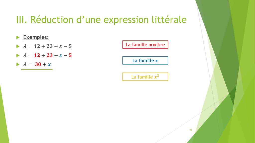 Troisième Chapitre 4: Calcul Littéral - Ppt Télécharger