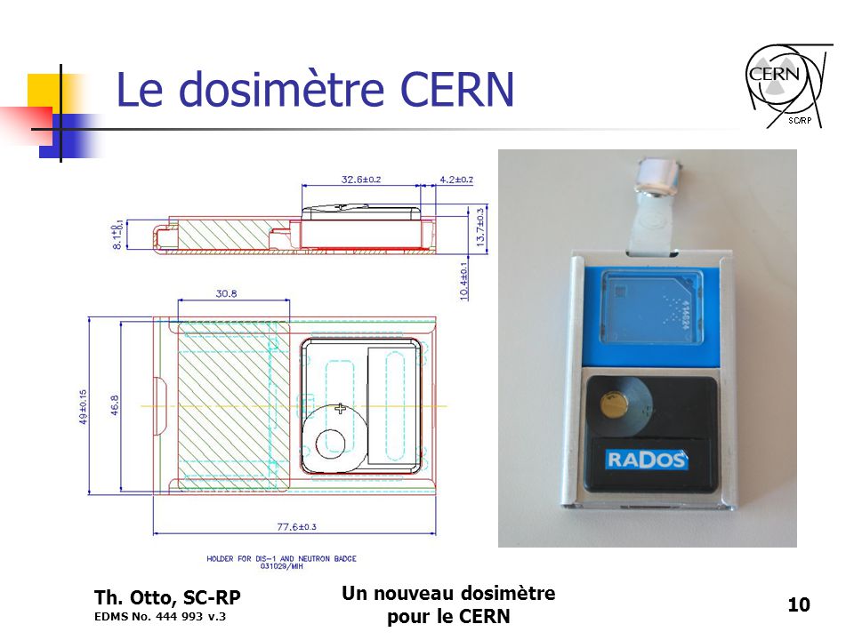 Un nouveau dosimètre pour le CERN