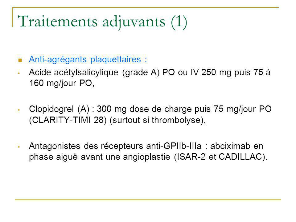 Traitements adjuvants (1)