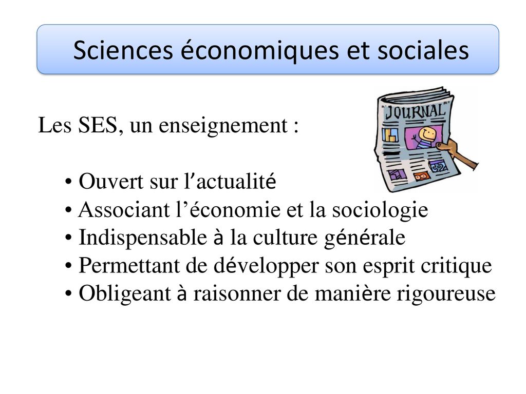 Sciences économiques Et Sociales - Ppt Télécharger