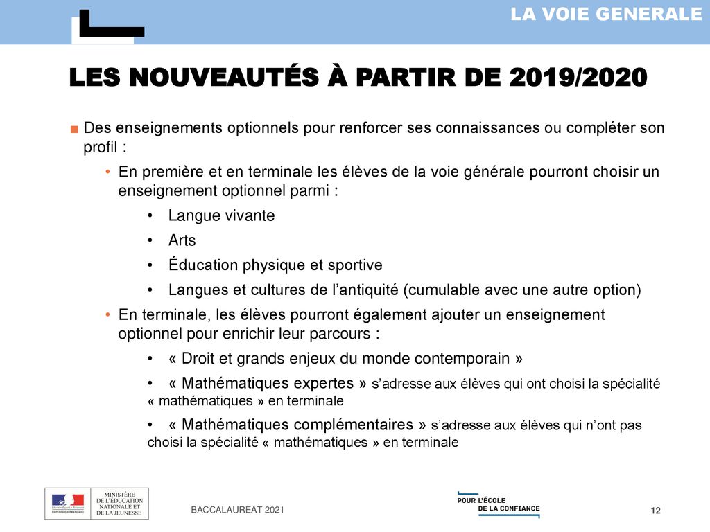 RÉUNION D’INFORMATION DES PARENTS D’ÉLÈVES DE 2DE : NOUVEAU LYCÉE - Ppt ...